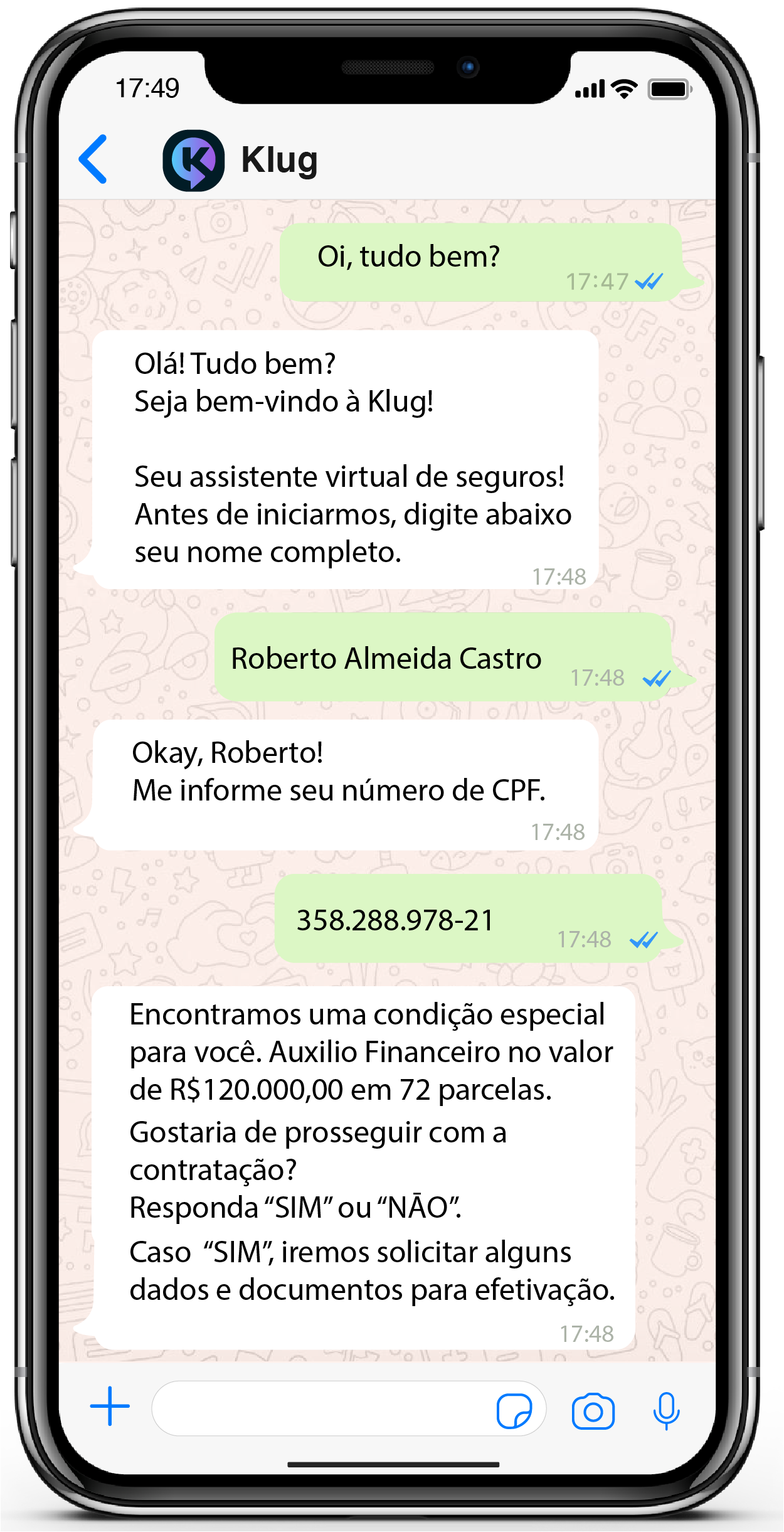 Klug Chatbot Seguros